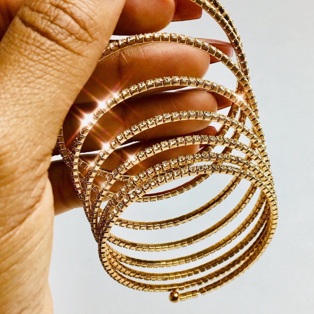 Multi-Layered Gold Bracelet
